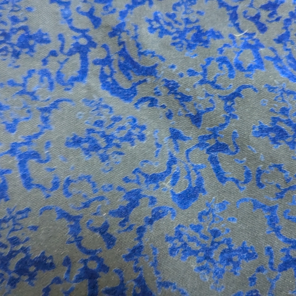 Karlie Velvet Blue Patterned Pants size Small - Picture 7 of 8